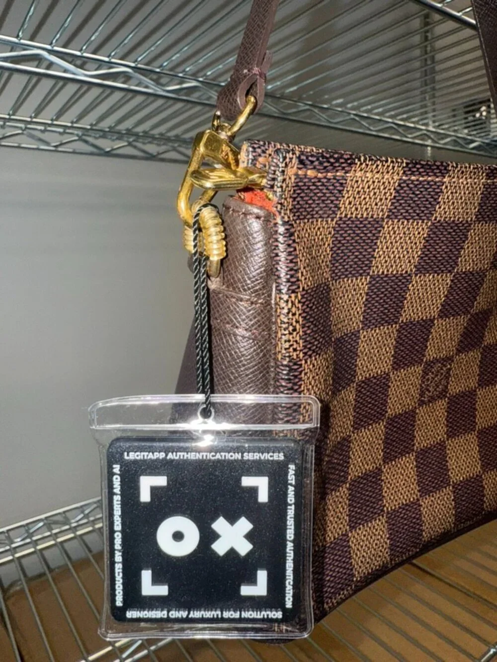 Louis Vuitton Damier Ebene Trousse Makeup Pouch / Pochette